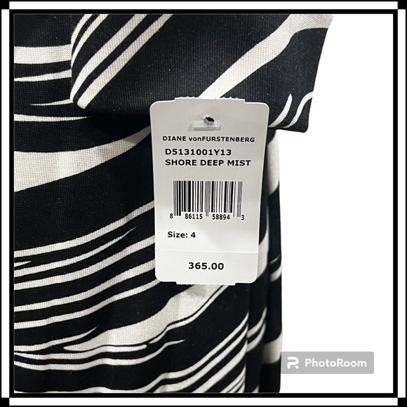 DIANE Von FURSTENBURG Silk Jersey Wrap Dress - Size 4 / NWT - Picture 7 of 9